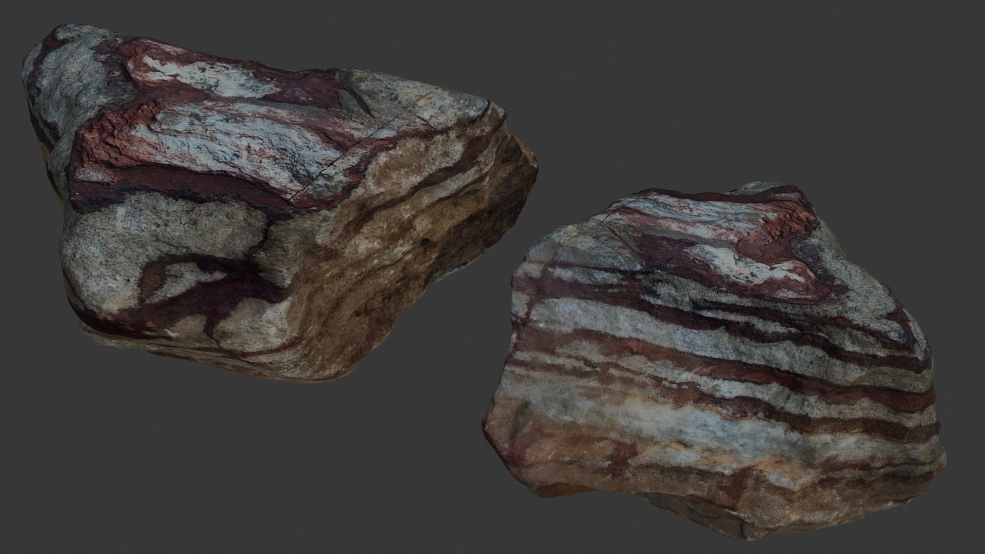 3D Layered Sediment Rock Scan Model - TurboSquid 2472454
