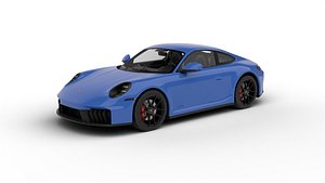 3D Porsche 911 Carrera GTS 2025 3d model model