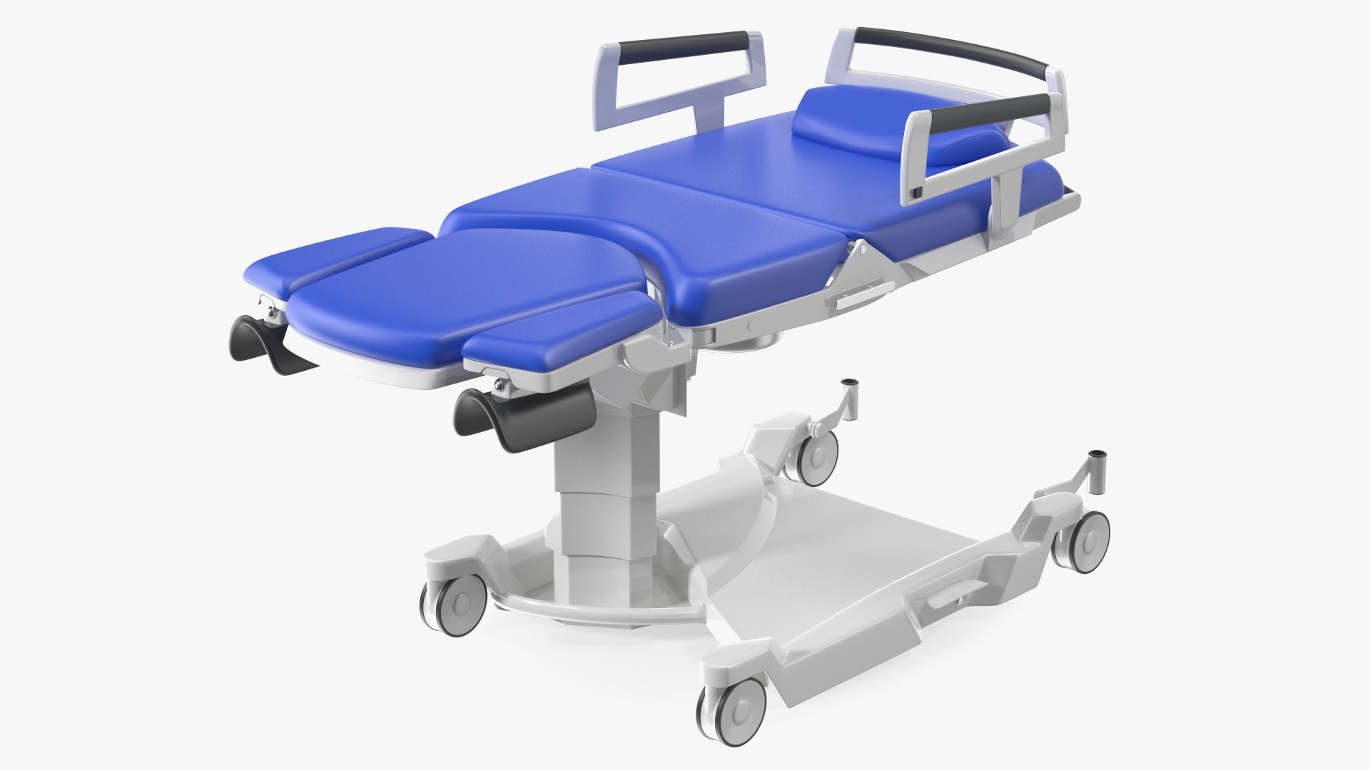 Blue Bed for Birth 3D model preview