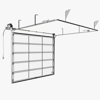 Panoramic garage door