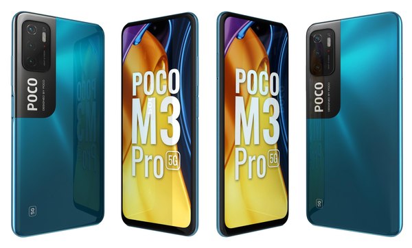 Xiaomi Poco M3 Pro 5G Cool Blue 3D