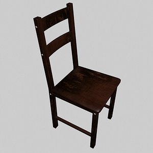simple chair 3d model