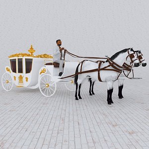 3D Royal Carriage 2 - 4K model