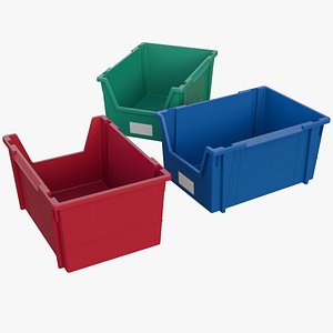 Storage Bin 1A 3D model