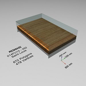 3d table glass