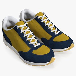 Classic Running Shoes Fur 3D model