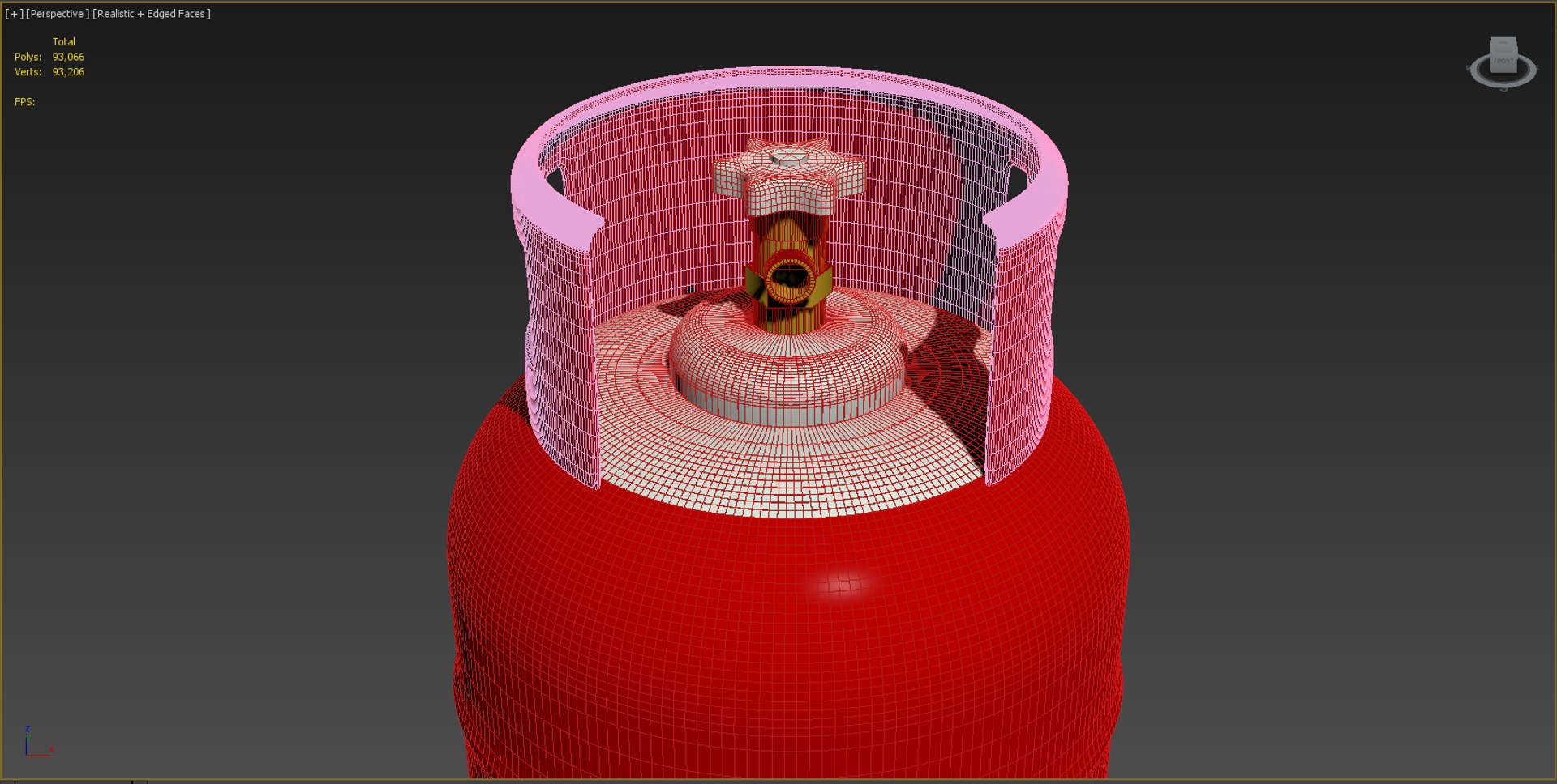 3D Propane Gas Balloon Model - TurboSquid 1197172