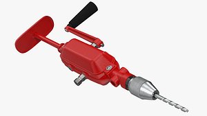 Breast Drill Machine Rigged for Cinema 4D