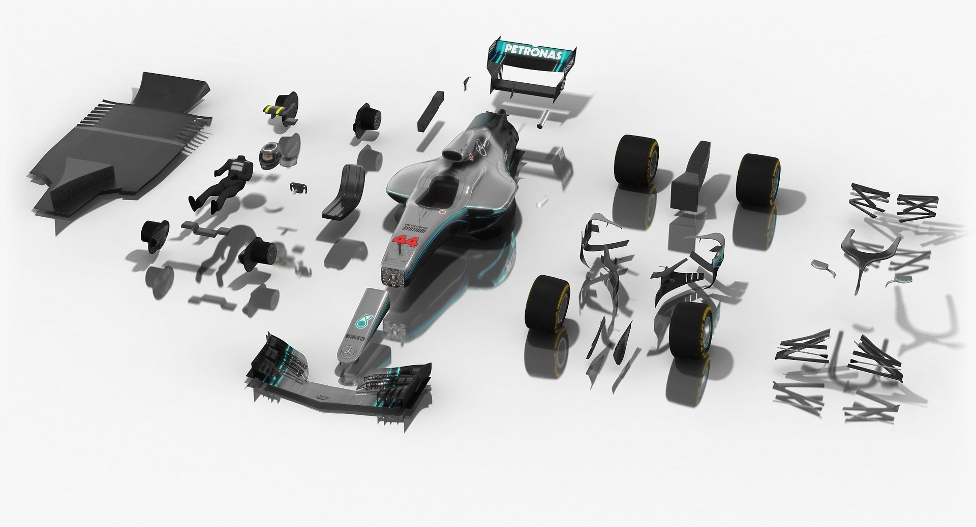 Mercedes-amg W09 Eq Power Model - TurboSquid 1265054