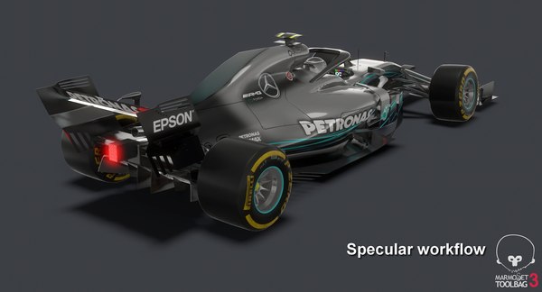 modelo 3d Mercedes-AMG W09 EQ Power + Formula 1 Auto Season 2018 ...