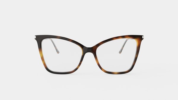 Saint Laurent - SL 386 006 Glasses 3D model