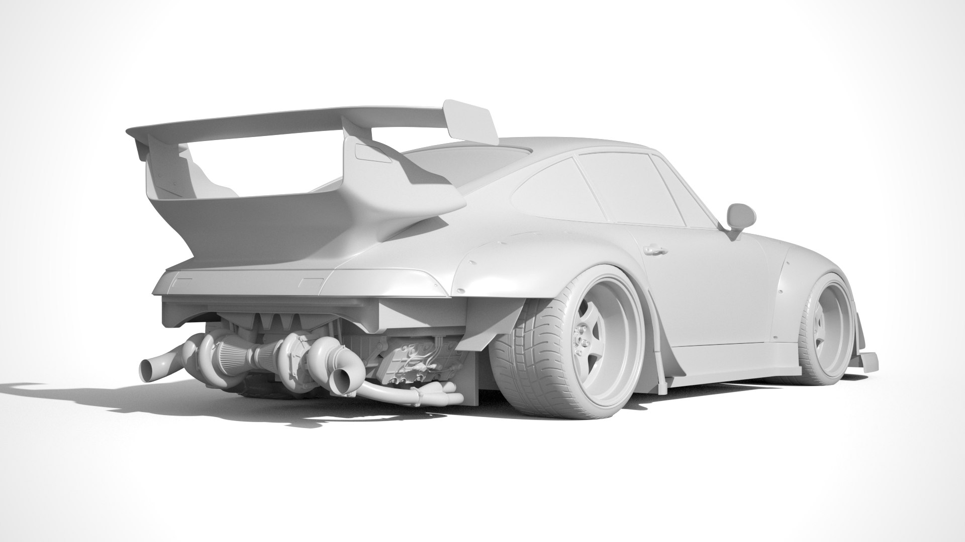 Porsche 911 993 Rwb 3D - TurboSquid 1542380