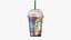 Starbucks Tie Dye Rainbow  Frappuccino Drink 8K
