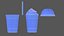 Starbucks Tie Dye Rainbow  Frappuccino Drink 8K