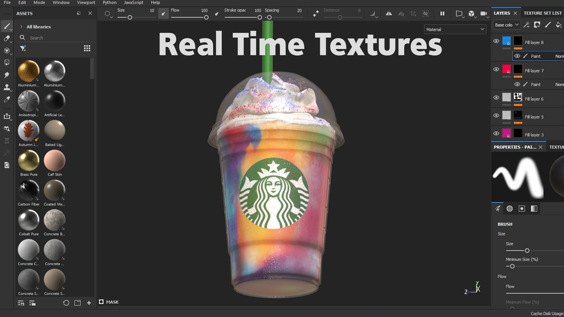 Starbucks Tie Dye Rainbow  Frappuccino Drink 8K 3D https://p.turbosquid.com/ts-thumb/PJ/Lrqz20/kD/substance/png/1645191786/1920x1080/fit_q87/0f4b23225f51f96405010deb7f7c0959d7616503/substance.jpg