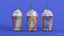 Starbucks Tie Dye Rainbow  Frappuccino Drink 8K