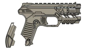 laser pistol