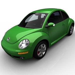 volkswagen beetle 3d obj