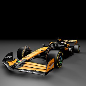 3D model F1 McLaren  MCL38 - modele 3D