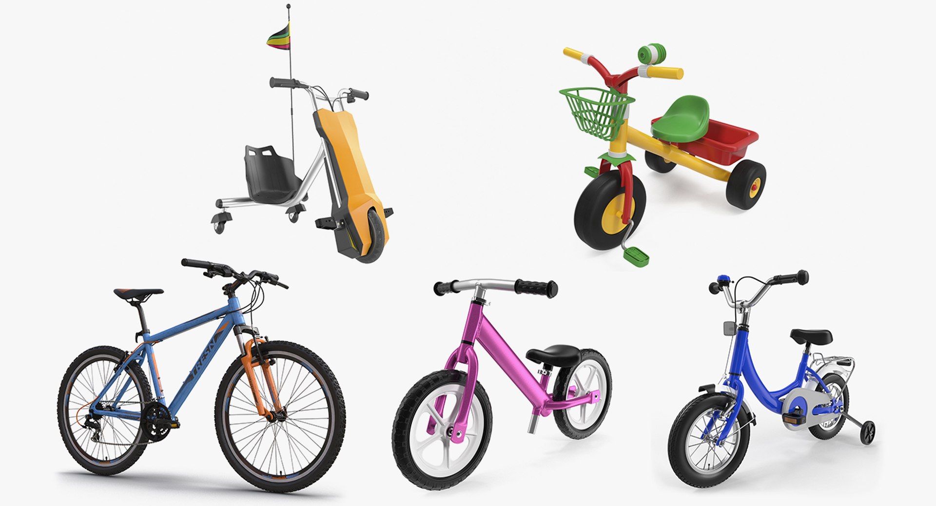 3D Child Bikes Collection 3 model https://p.turbosquid.com/ts-thumb/PJ/TfEtQ4/S9/childbikescollection33dmodel001/jpg/1655397382/1920x1080/fit_q87/b29c946ef2f04f741d33769b2b07f20e327d7fcc/childbikescollection33dmodel001.jpg