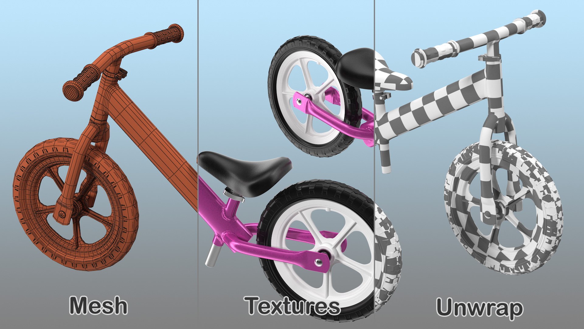 3D Child Bikes Collection 3 model https://p.turbosquid.com/ts-thumb/PJ/TfEtQ4/wY/childbikescollection33dmodel028/jpg/1655397541/1920x1080/fit_q87/23060ae28faa04a352a5f901666ec6680e6e197e/childbikescollection33dmodel028.jpg