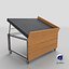 Produzieren Sie Display-Racks Typ 02 Ecke links rechts und mittlere Teile