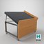 Produzieren Sie Display-Racks Typ 02 Ecke links rechts und mittlere Teile