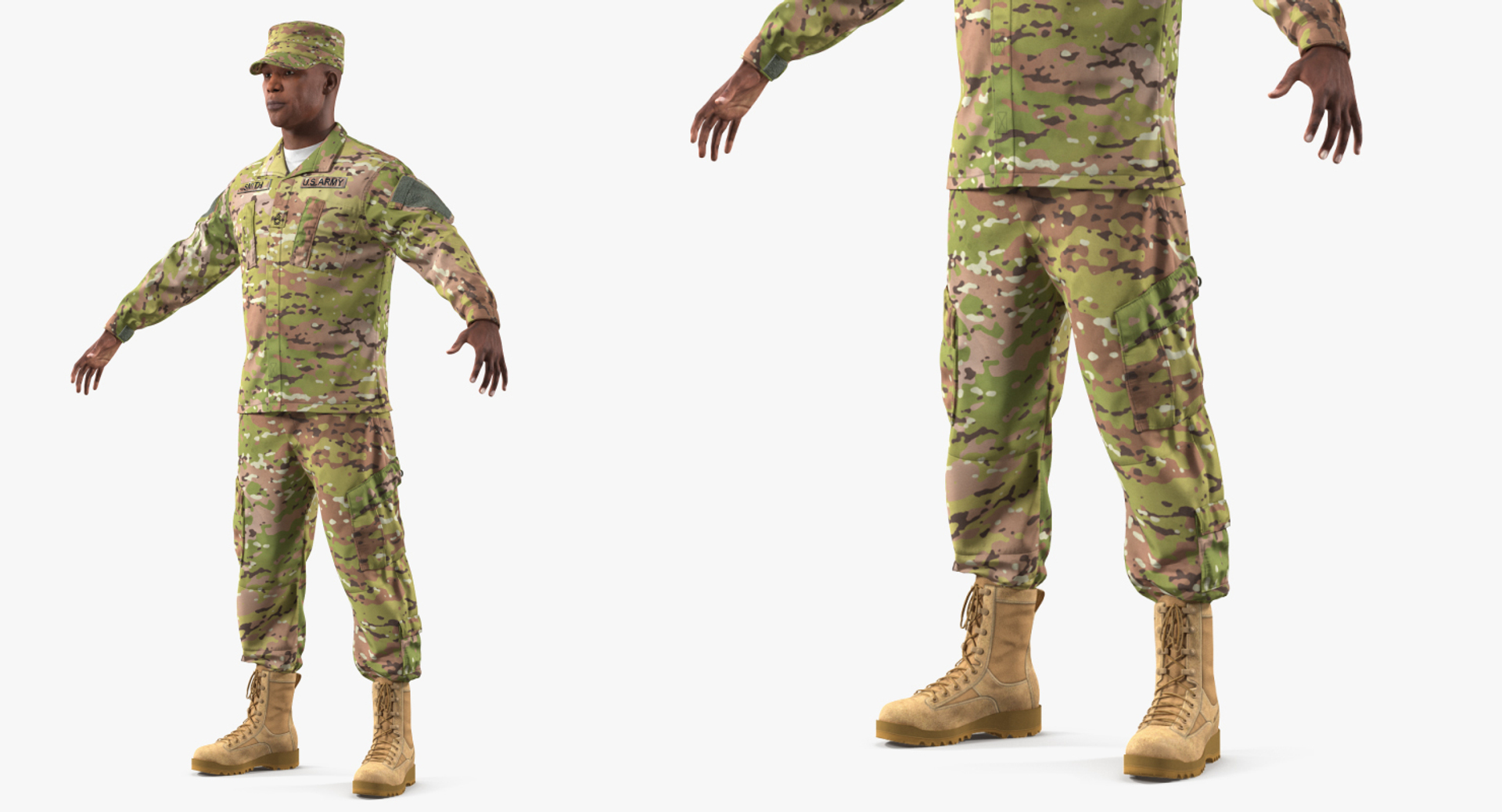 Army soldiers rigged 3D model - TurboSquid 1520911