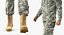 army soldiers rigged 3D model