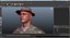 army soldiers rigged 3D model