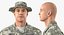 army soldiers rigged 3D model