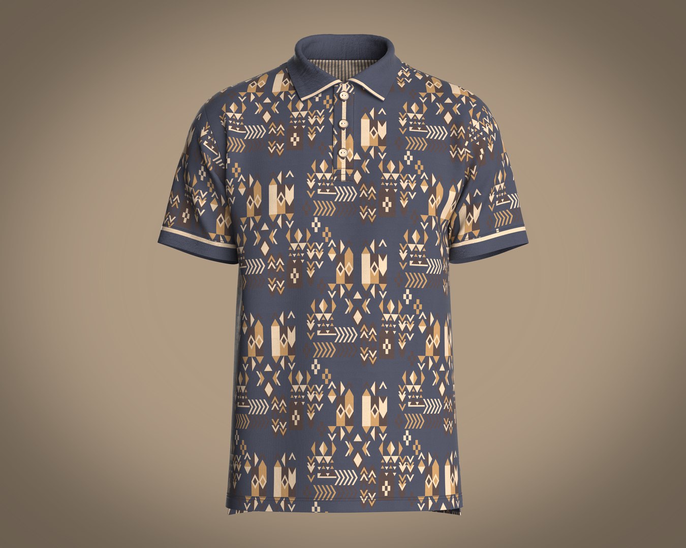 Mens Printed Polo Shirt 3D Model TurboSquid 1973990   Mensprintedpoloshirt 0 