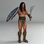 Warrior Man Rigged
