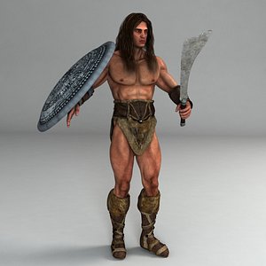 Warrior Man Rigged