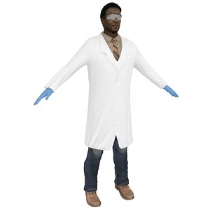 3D scientist doctor