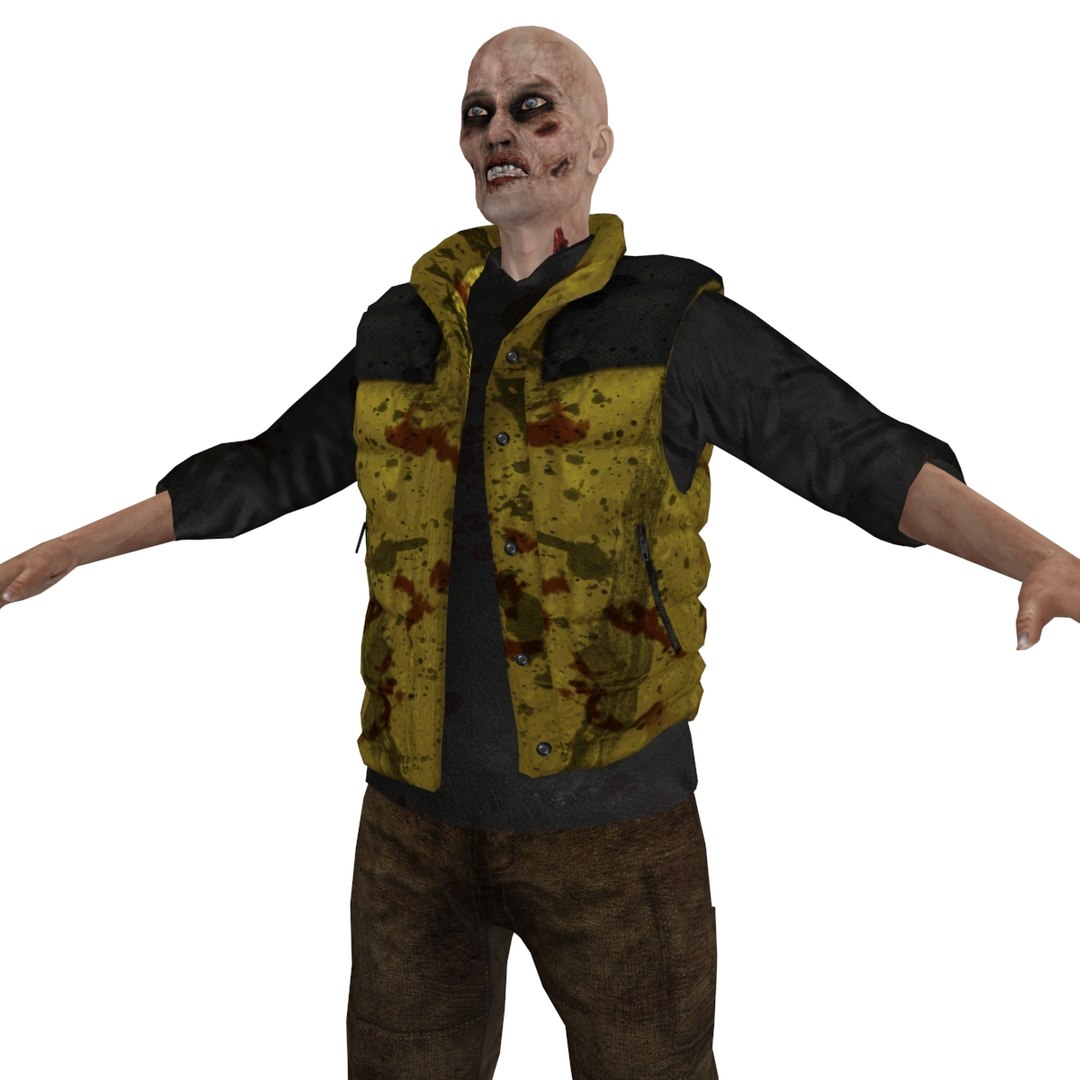 3d pack zombie model