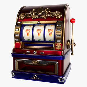 Vintage Stylized Casino Slot Machine