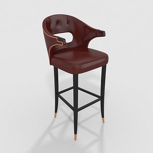 3D brabbu nanook bar stool model