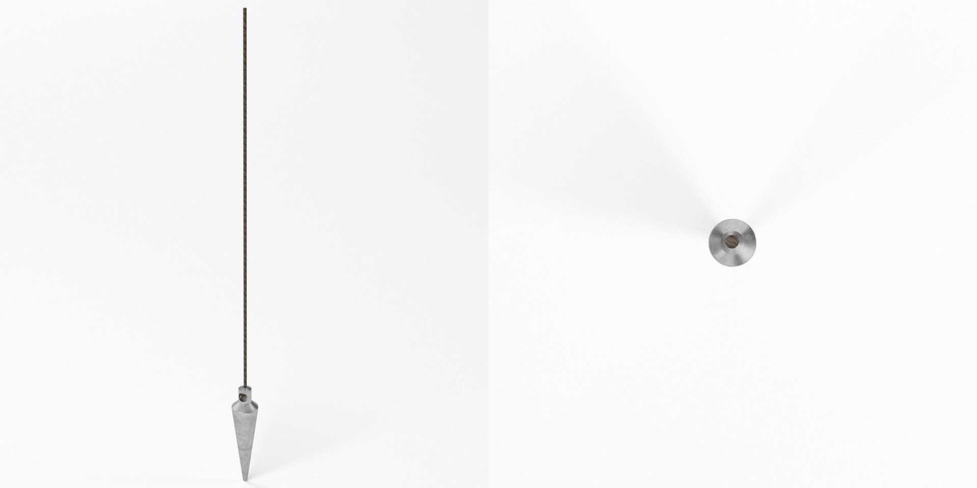 3D plumb bob https://p.turbosquid.com/ts-thumb/PJ/kDR4Gy/o5/tsplumb_bob04/jpg/1640891525/1920x1080/fit_q87/3b23b6f1972ae7d188a449ad69326b31264e992c/tsplumb_bob04.jpg