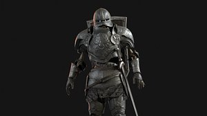 Skeleton knight 3D model