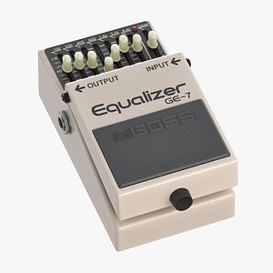 3D Boss GE-7 Guitar Equalizer Pedal