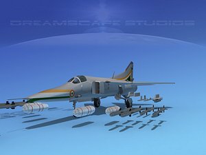 3d model mig-27 flogger india