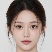 Park Ji-won Head - No Hair - Low poly head