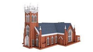 3D model Vincent Ferrer Catholic Church