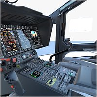 Airbus H160 Cockpit interior exterior helicopter