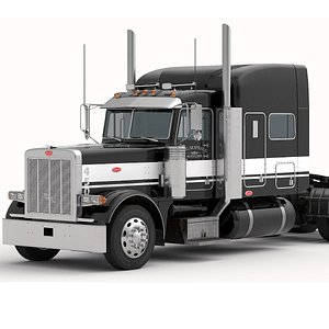 3D 379 interior truck model