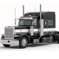 Truck 379 black with interior