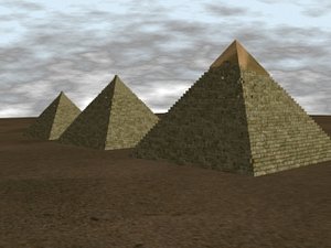 3d model pyramids
