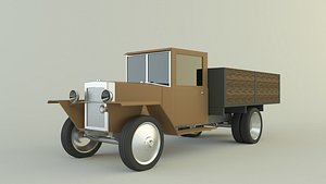 3D GAZ MM military vehicle