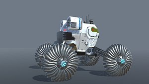 Sci Fi Patrolling Vehicle 3D